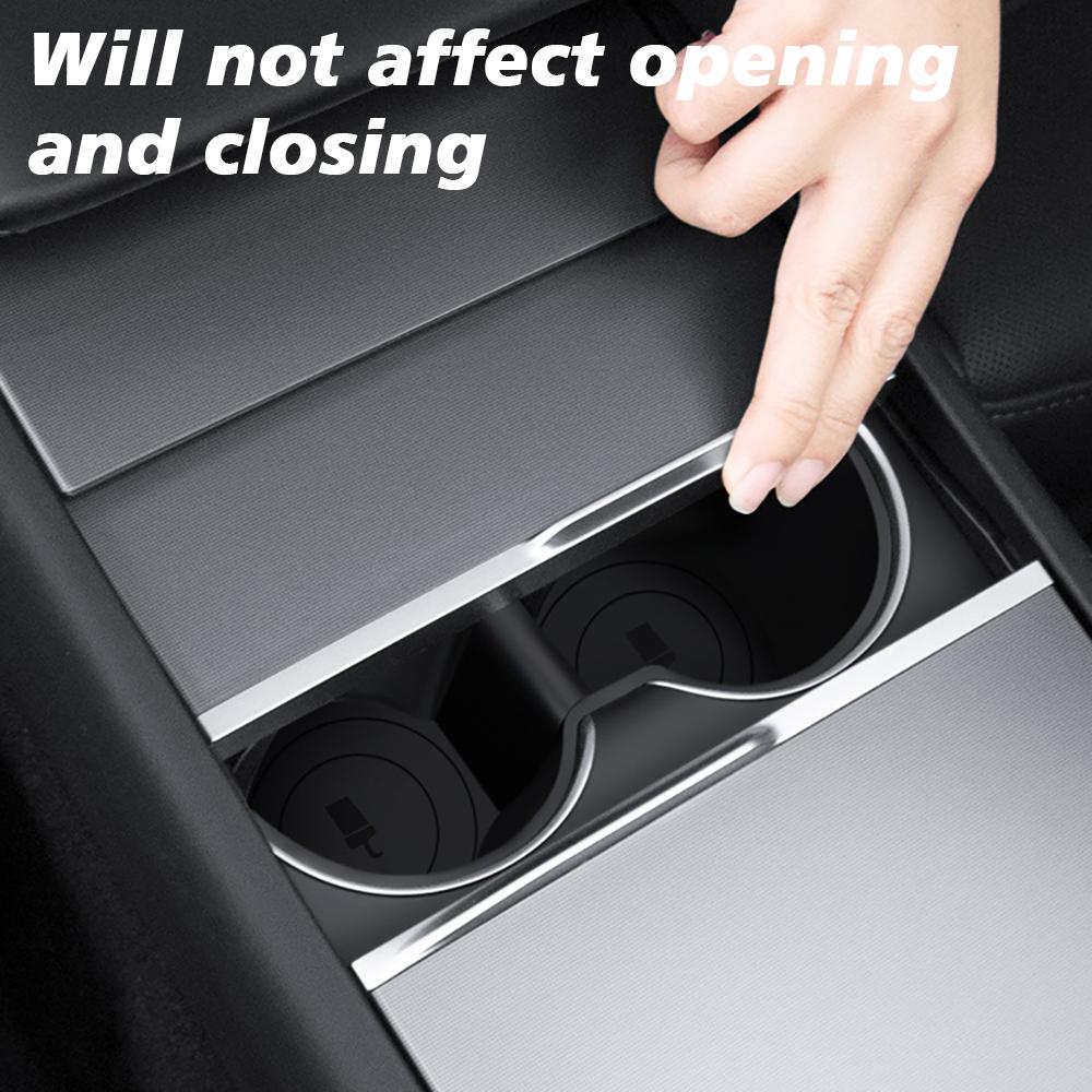 Center Console Water Cup Holder for Tesla New Model Y 2025 2026 Launch Juniper Model 3 Highland