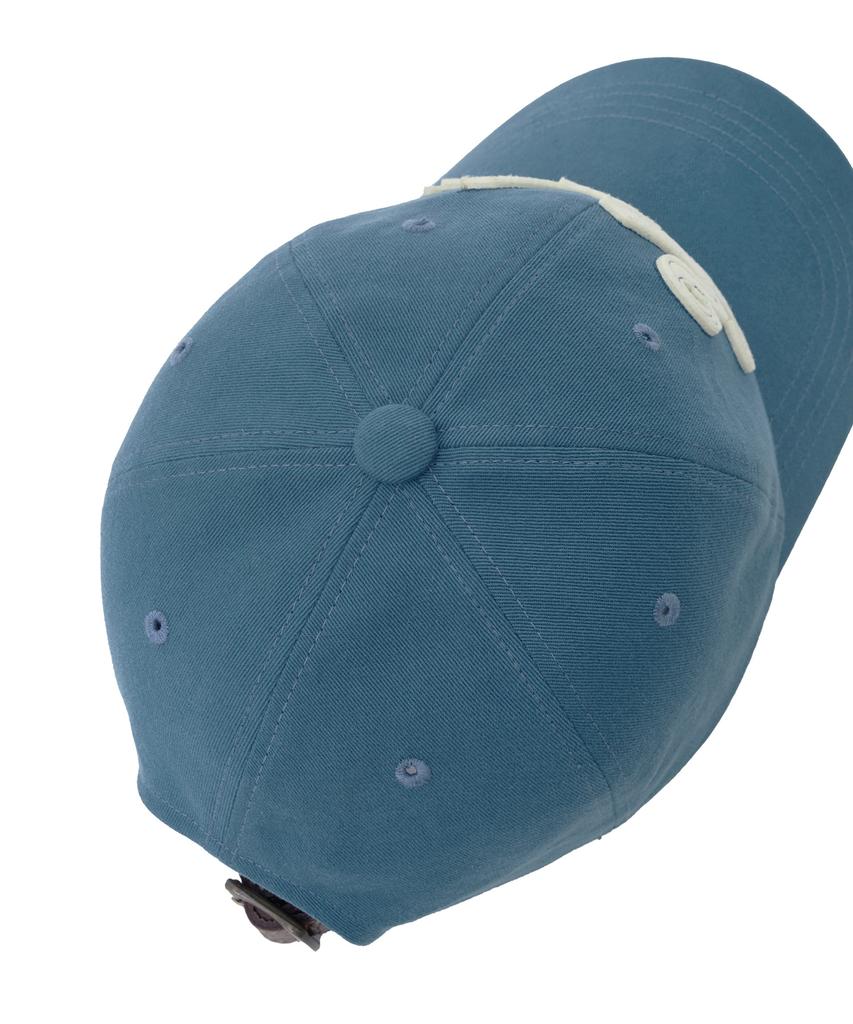 YALE Felt Applique Ball Cap_Blue