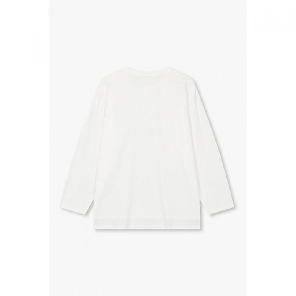 STudio Tomboy Logo Embroidery Round Long Sleeve T shirT 9176322978cT