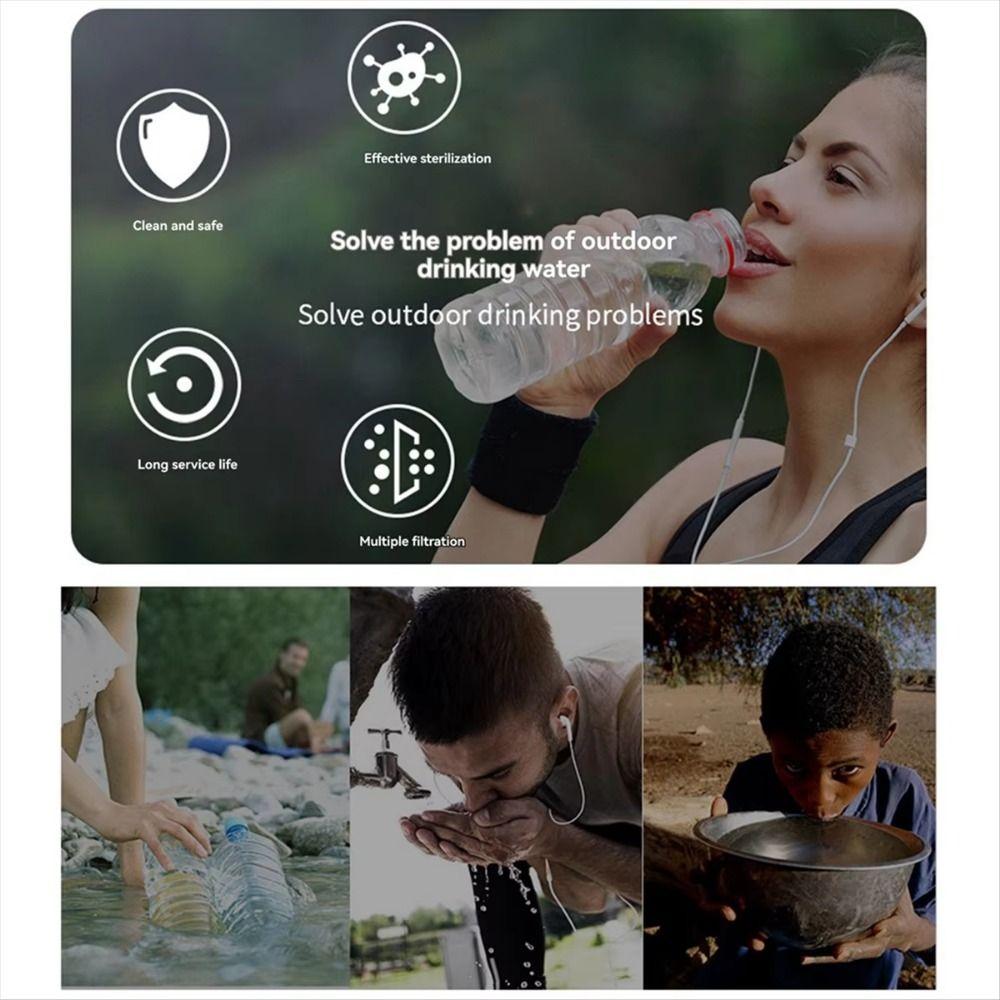 Purifier Mini Water Filter Straw Straw Drinking Water Filtering Straw Camping