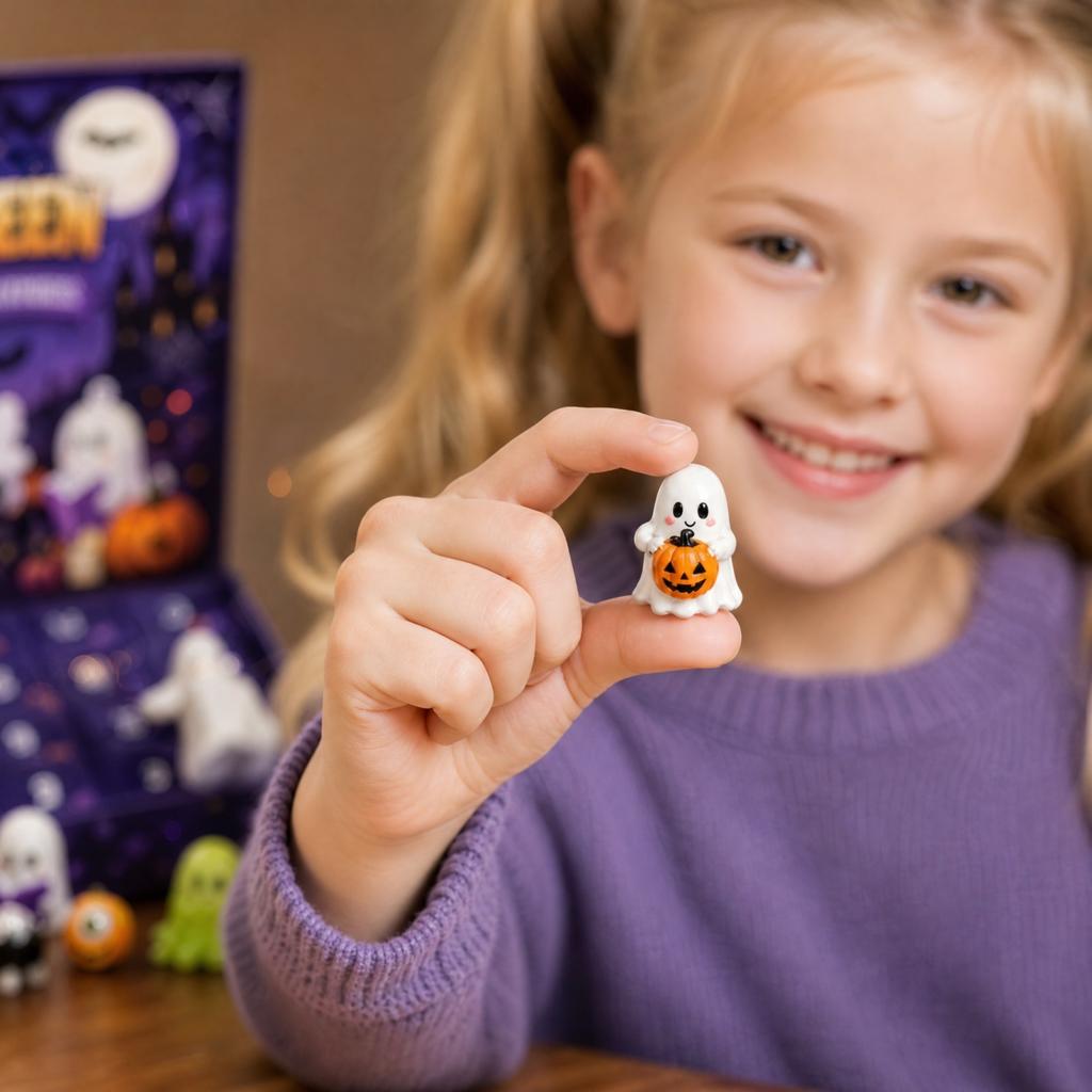 2026 Halloween Advent Calendar with 3D Resin Figurines - Countdown Calendar for Kids, Teens and Adults