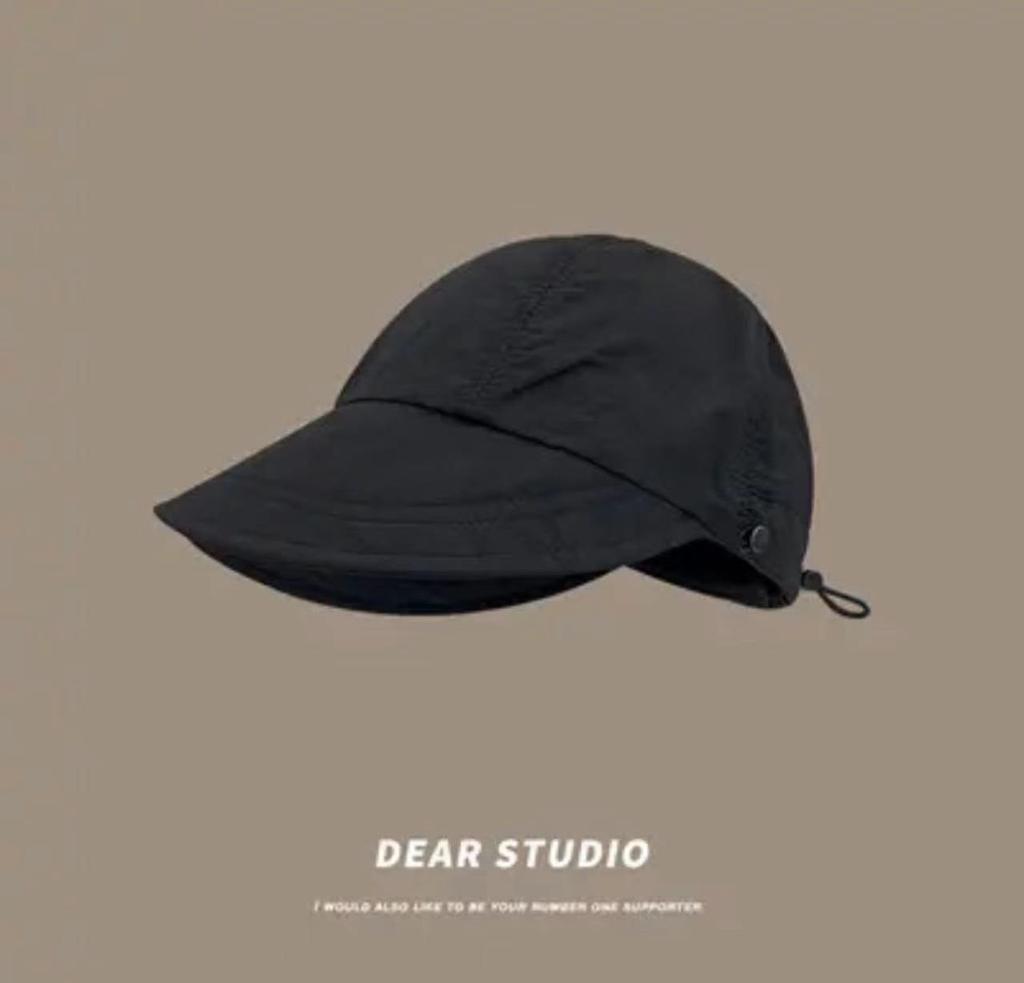 Solhatt dam sommar solskydd UV tom topp stor brätte huvudomkrets ansiktsskydd solhinkhatt