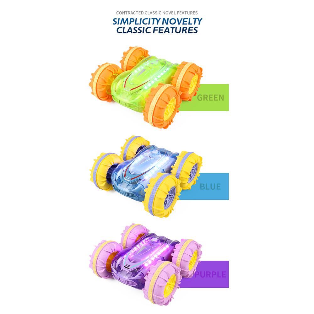 Remote Control Car, 2.4 GHz 4WD Amphibious Waterproof Stunt Car Gesture Sensing Remote Control Boat