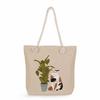 Cartoon cat print thick rope single-shoulder beach bag 7233