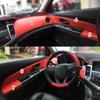 Mikrofiberläder Interiör Bilstyling Dörrarmstöd / Mittkonsol Panelöverdrag Trim För Chevrolet Classic Cruze