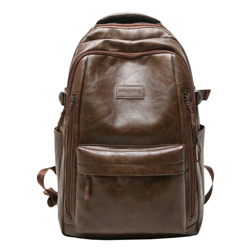 PU Backpack Large Capacity Water-repellent Business Travel Backpack