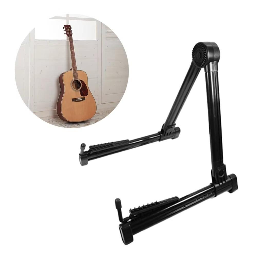 A-Frame Foldable Guitar Stand Adjustable Guitar Support Bracket Guitar Display Holder  Household