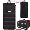 158L Aviation Large Capacity Rolling Travel Bag - Foldable Wheeled Luggage Storage, Oxford Cloth