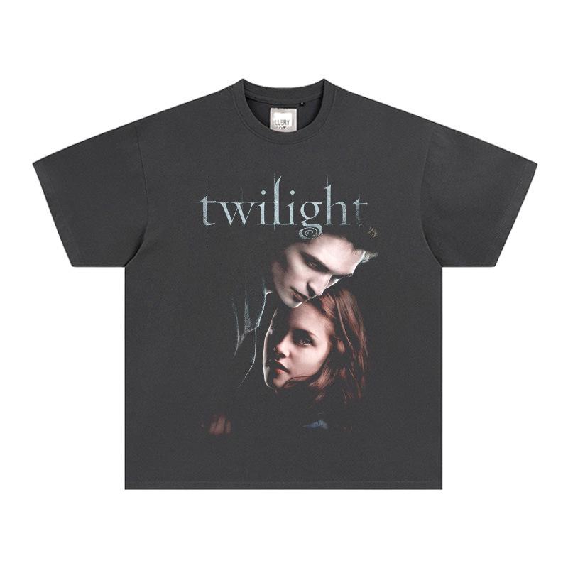 Twilight Movie Printed Cotton Short-Sleeve T-Shirt (European Size)