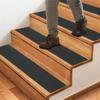 5pcs 100X20cm Staircase Mat Self-adhesive Safety Door Mat Soft Stripe Non-Slip Stair Tread Carpet Mat Home Decor