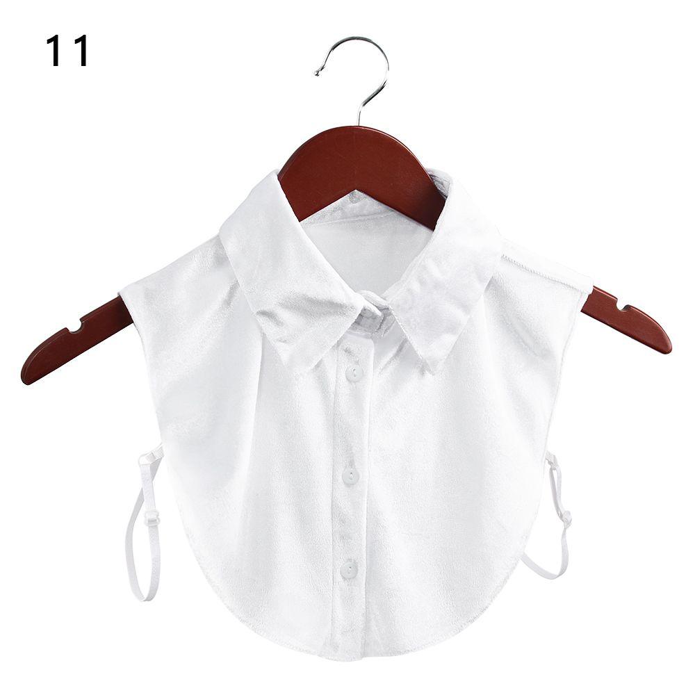 Revers Leopardenmuster Klassische Cowboy Kleidung Accessoires Bluse Falscher Kragen Hemd Fake Kragen Baumwolle