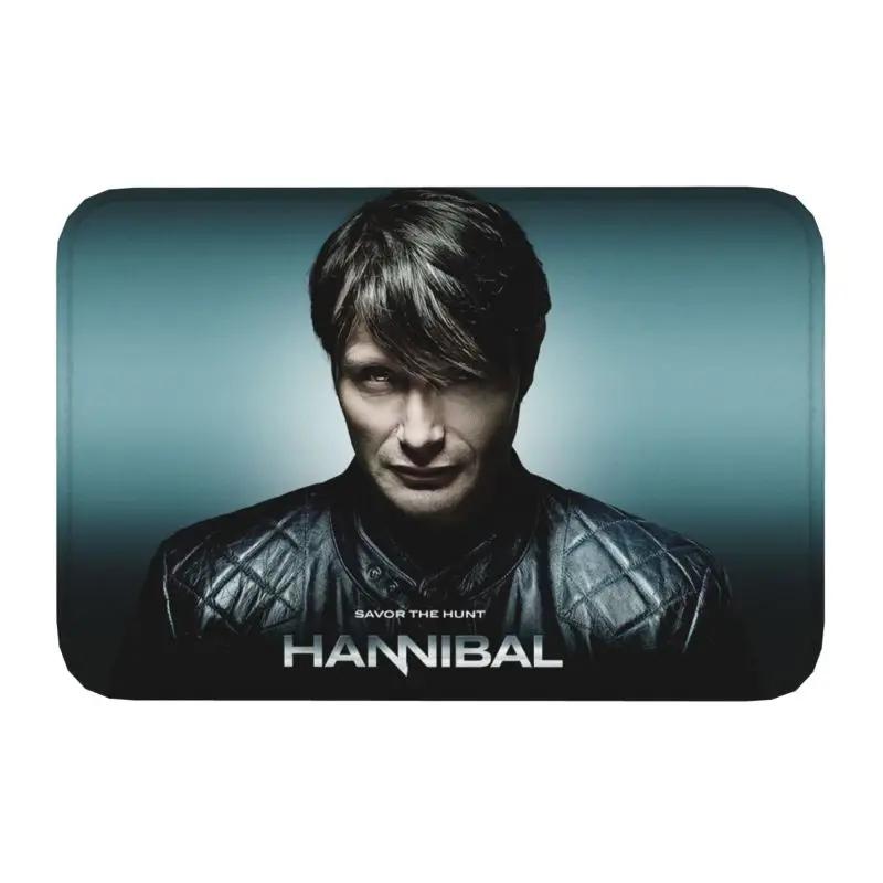 Mads Mikkelsen Floor Door Kitchen Bath Mats Anti-Slip Indoor Hannibal Lecter TV Show Doormat Room Entrance Rug Carpet Footpad