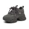 Women's shoes 2026 Spring and Autumn Dad shoes Female student sports shoes Internet famous casual thick sole single shoes