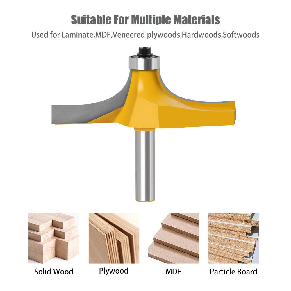 Sound Edge Knife 8 Handle Armrest Line Table Edge Tungsten Steel Table Edge Knife Door Plate Line Knife Rounded Corner Engraving Machine Cutter