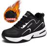 Men Warm Running Shoes Black Leather Snow Winter Casual Sneakers Outdoor Walking Men's Sports Brand Shootstenis Masculino Homem