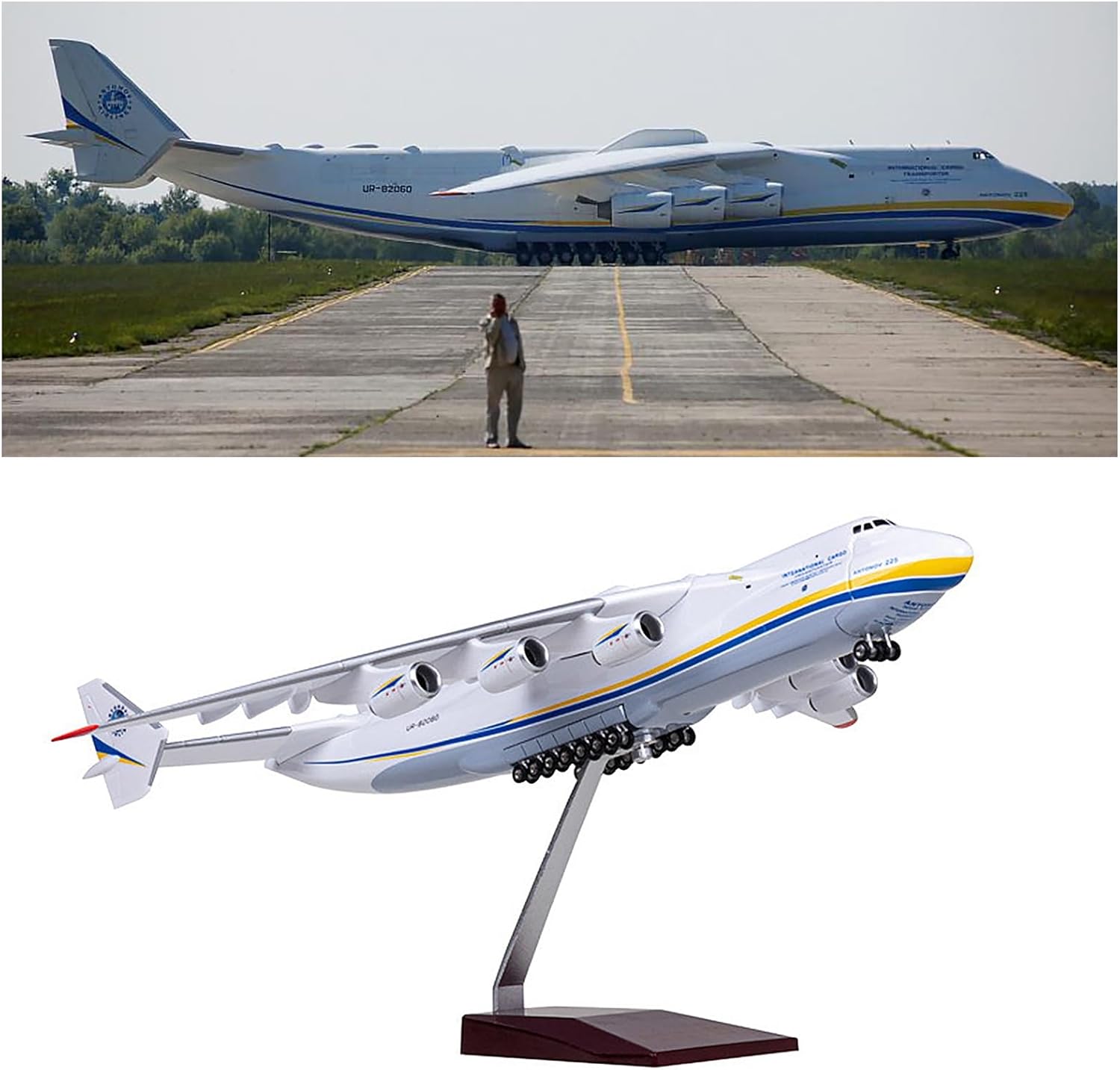 

42СМ Антонов АН-225 Мрія Транспорт 1/200 Масштабна Модель Літака Смола Репліка Літака для Колекції Ентузіаста Сувенір AN-225