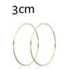 Women 3-10cm Small Big Circle Hoop Earrings Statement Ear Ring Fashion Jewelry Gift Nightclub DJ 2020