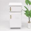 Enchanting White Birch Miniature Kitchen Refrigerator For 112 Dollhouse Decor