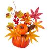 Quick Setups Fall Festival Foam Pumpkins Decoration Realistic Maples Design Safe For Kids Pet Homes Party Decors