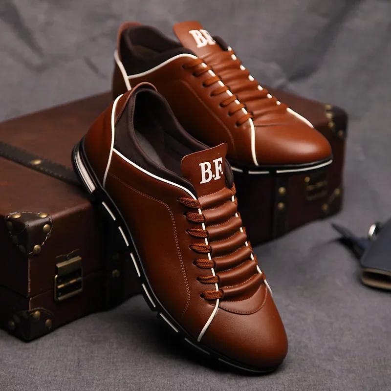 Men's Fashion Casual Shoes New British Style Four Seasons Banquet Gentleman Sports Shoes Comfortable Wear-resistant Flat Shoes