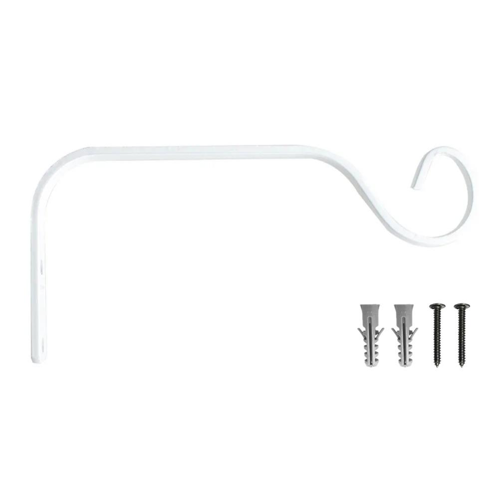 Wrought Iron Plant Support Hanger Multi-purpose Hanging Plant Brackets  Balcony