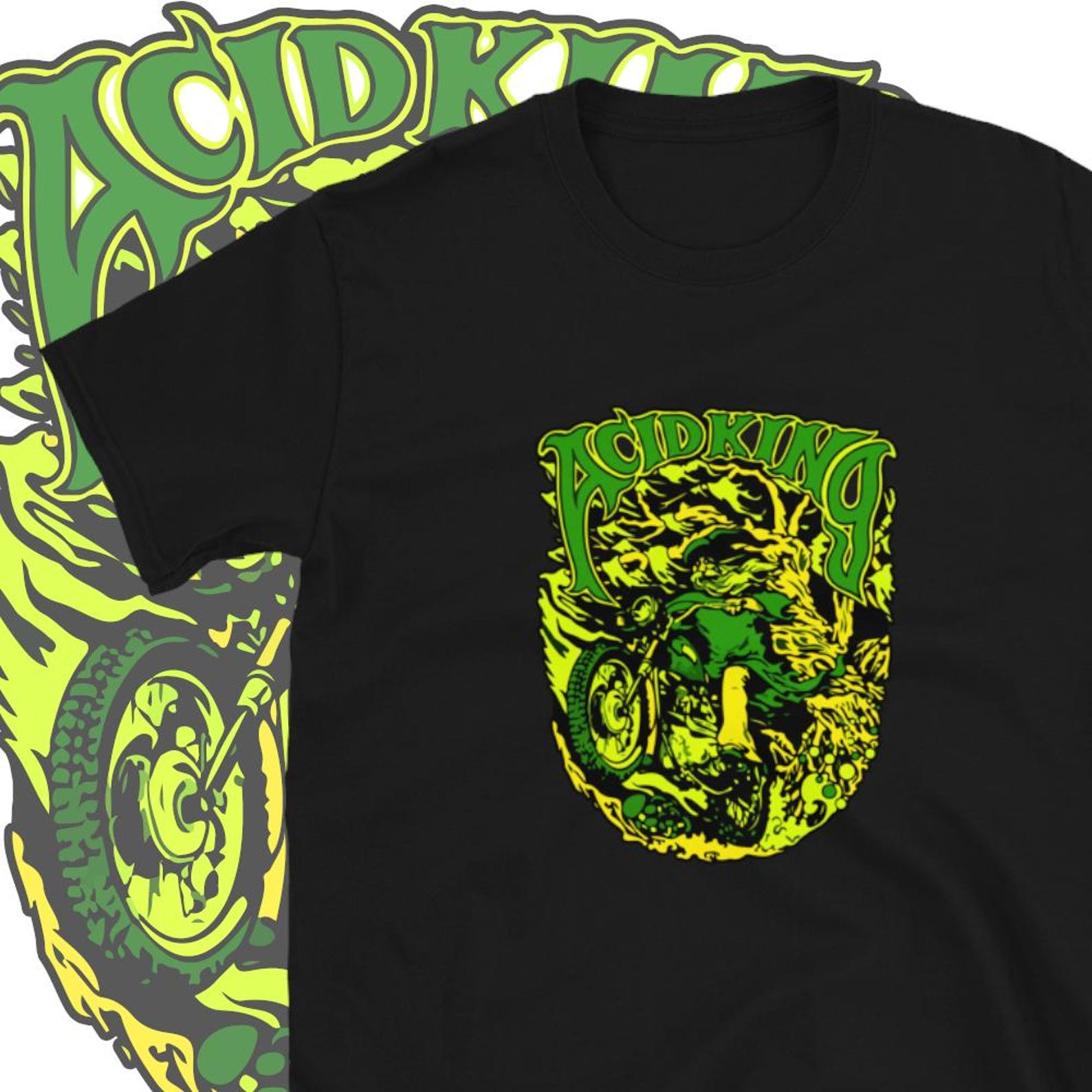 Acid King T shirt 90s Music Streetwear S