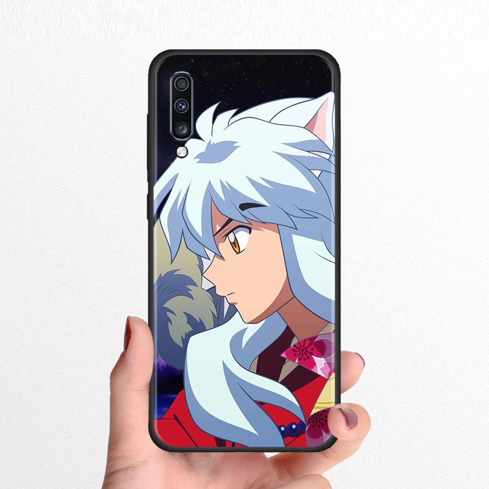 Husă de telefon Anime drăguță Inuyasha pentru Samsung Galaxy A50 A70 A10 A20e A30 A40 A20s A10s A10e A80 A90 A60 A30s Husă din silicon
