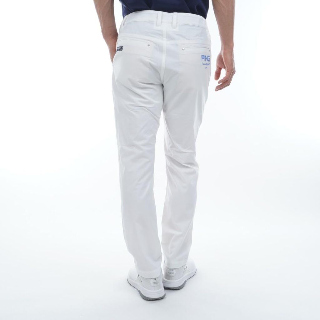Straight Pants Golf M [Pin Apparel] Men's (Omnidirectional Stretch) / / 621-5131111 030_White