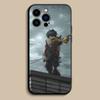 Custodia per Telefono My Hero Academia D-Deku Per iPhone 17,16,15,14,13,12,Pro,Max,Plus,E,SE4,Air,Mini Copertura Morbida Nera
