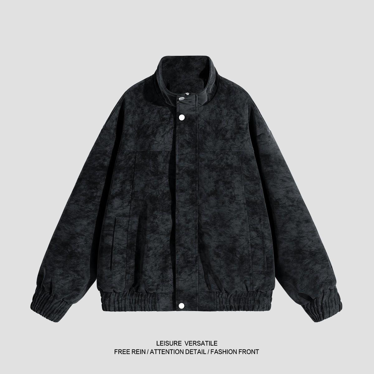 

Мужская зимняя куртка из ПУ кожи, новая, с лацканами, однотонная, из натуральной кожи, высококлассная, в стиле ретро, мотоциклетная мужская куртка 2XL