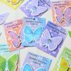 Gift Colorful Butterfly Fluttering Butterfly Sticky Note Creative Cartoon Cute Paper Sticky Memo Pad Kawai Stationery Supplies