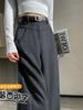 Women's Spring New High-Waisted Pants: Slim, Wide, Straight, and Floor-Length Styles