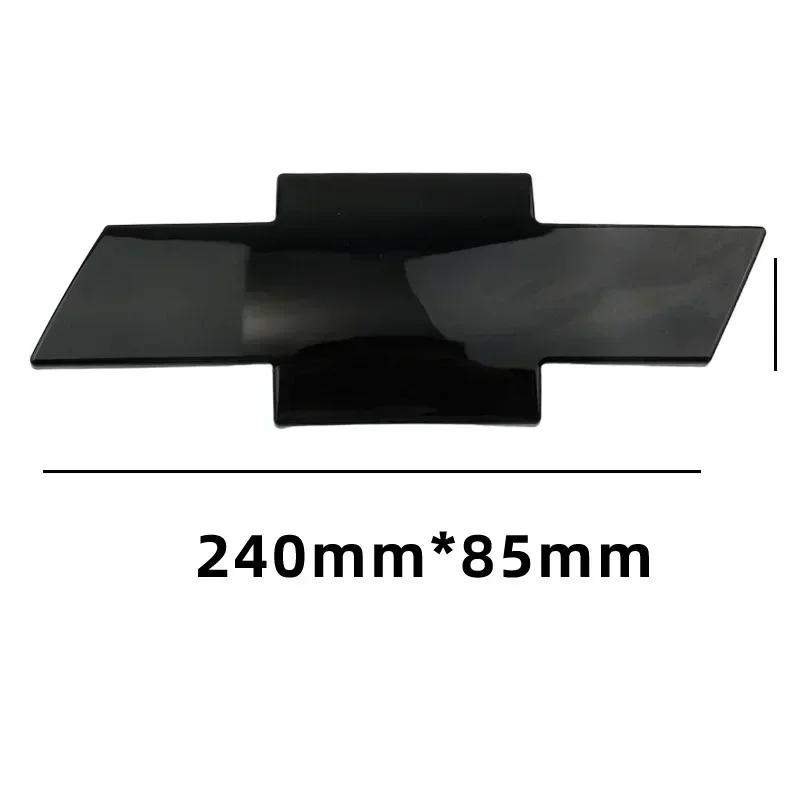 AABKB1 240x85mm for Chevrolet Silverado Car Front Hood Logo Emblem Rear Trunk Badge Sticker Decals Fashion Styling Modification