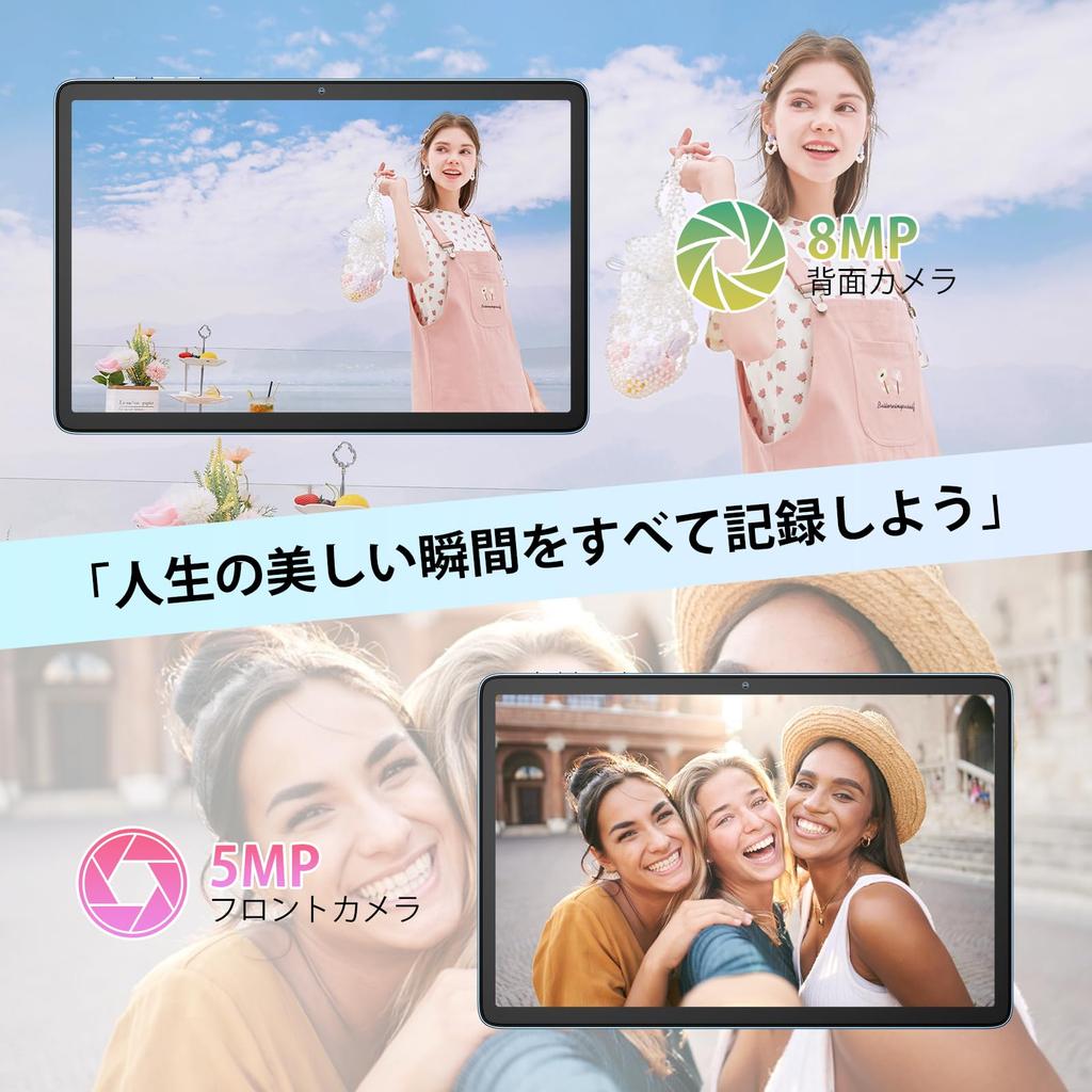 Blackview Tab60 WiFi Android 14 Doke PC Mode 12GB 128GB 1TB A523 Widevine L1 Netflix 5100mAh WiFi 6 BT Face Recognition GMS OTG Wireless Android