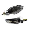 Clignotants moto LED Lumitecs TX12 2 pièces teinté noir