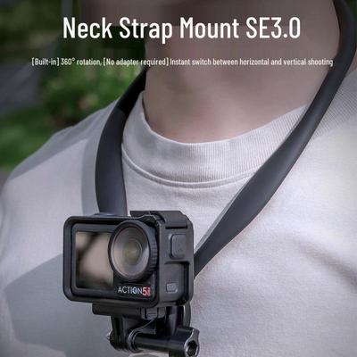 First-Person Action Camera & Mobile Neck/Chest Strap Mount for GoPro/DJI 360