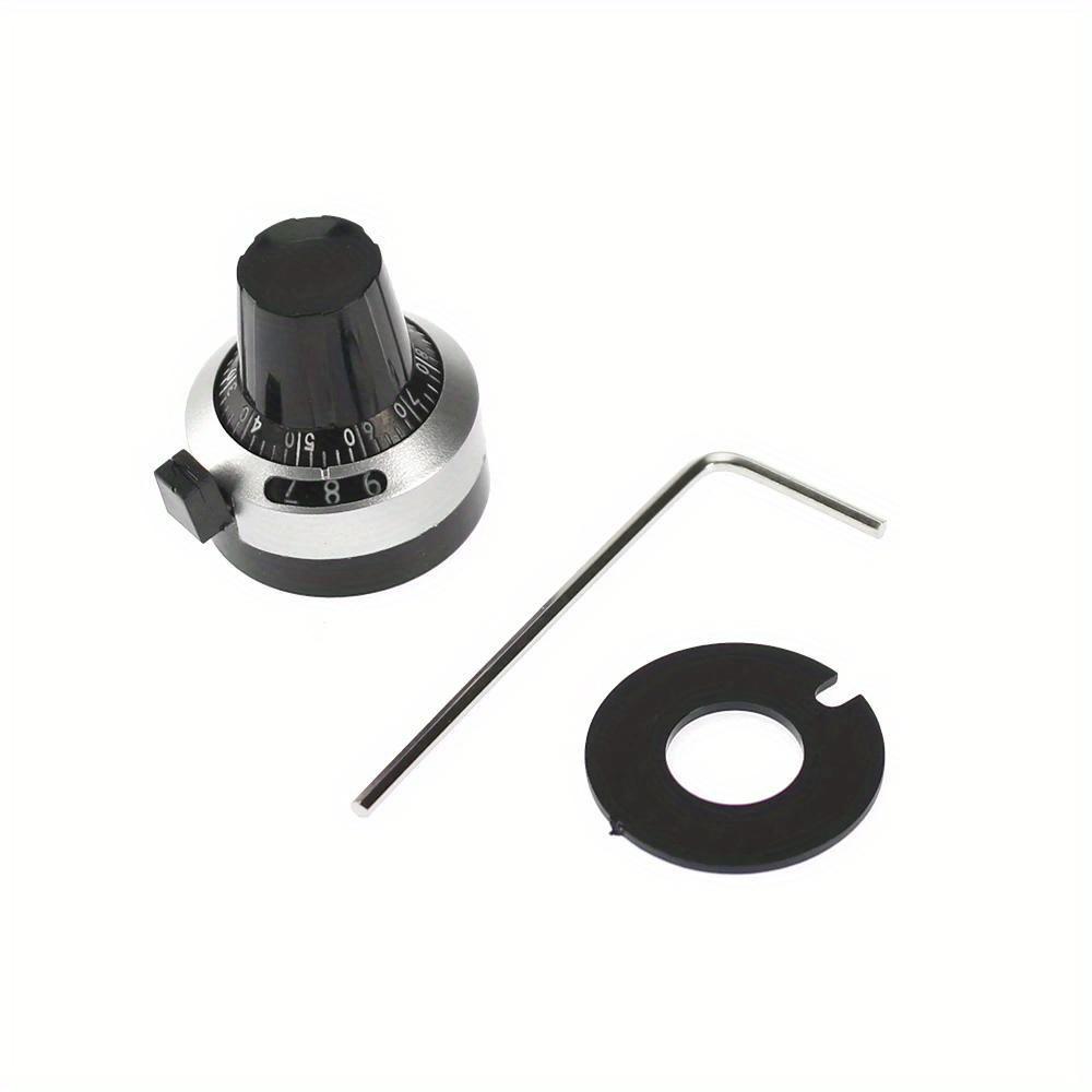 1 Set- Multi Turn Potentiometer Dial Digital Knob Cap 6.35/4mm for 3590S WXD3  Potentiometer
