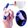 Mobile Finger Sleeve Breathable Nightlight Finger Covers Sweatproof Anti Slip Game Controller Finger Cover for PUBG Phone Gaming
