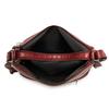 Women's Multi-layer Soft Leather Crossbody Bag Commuter Shoulder Bag Mother Bag