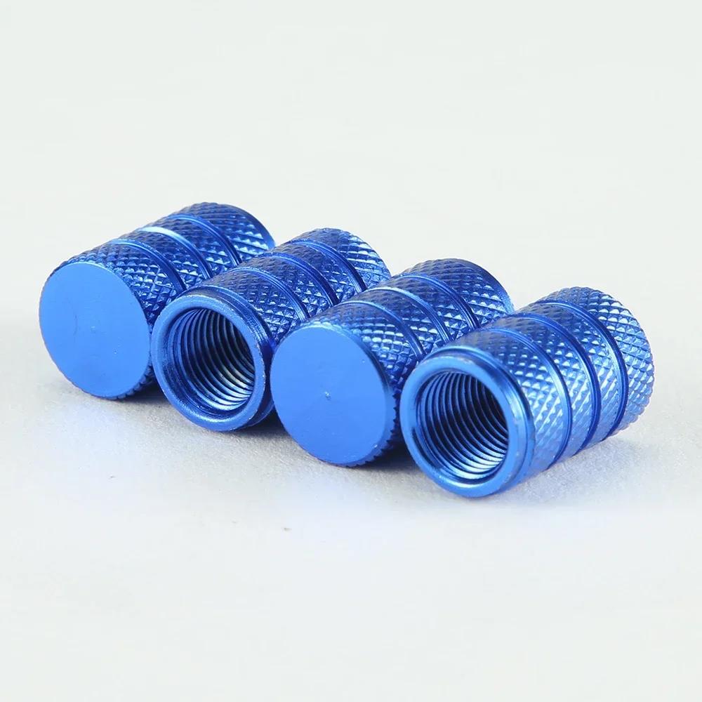 4PCS Aluminum Valve Stem Caps - Universal Fit for Car/Truck Wheels - Rustproof Tire Air Valve Dust Covers Valve Stems 1