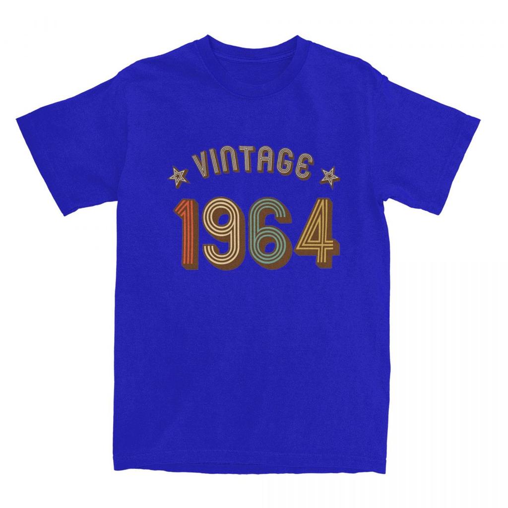 Camisetas Vintage de 60 Cumpleaños de 1964 Hombres Mujeres Algodón Gente Increíble 60 Años Regalos Camiseta Manga Corta Idea de Regalo