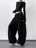 2025 Autumn Women's Hip Hop High Street Cargo Sweatpants