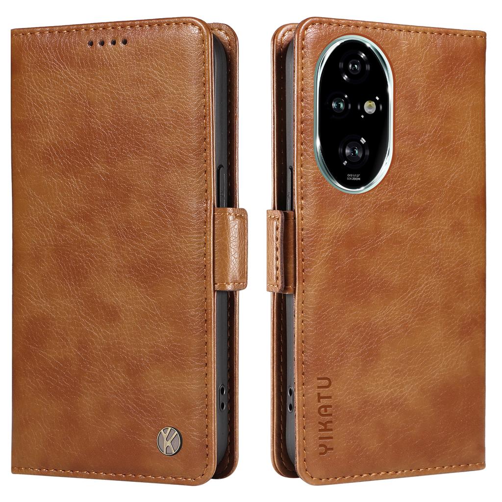 YIKATU YK-007 For Honor 200 Pro 5G PU Leather Stand Phone Case Wallet Anti-Scratch Phone Cover
