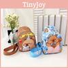 Preschool Capybara Children Nylon Crossbody Bag Animal Pattern Everyday Design