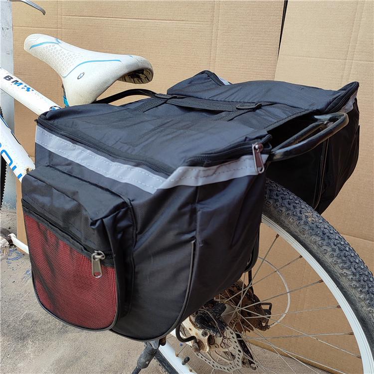 Large Capacity Rainproof Rear Rack Pannier Bag for Mountain Bikes