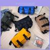 Trendy Japanese Minimalist Boys Shoulder Bag Retro Solid Color Kids Messenger Bag