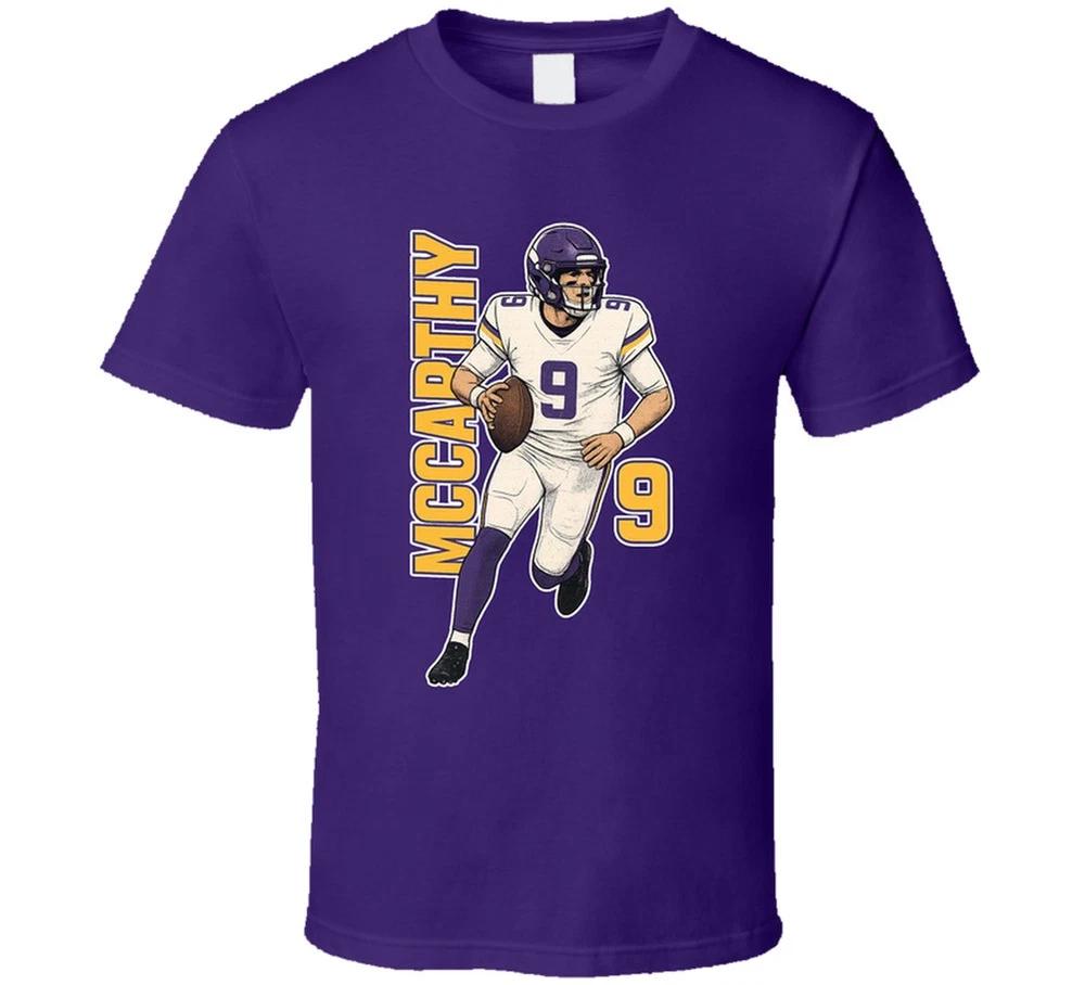 JJ Mccarthy Retro Look Sports Fan T Shirt S