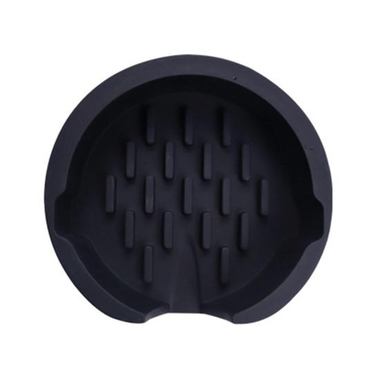 

Держатель для губки Yousheng с присоской, нескользящий дизайн, быстросохнущий силиконовый держатель для губки, мыльница, органайзер для кухонной раковины чёрный