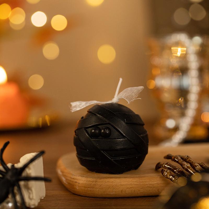 

Хэллоуин Декоративные ароматерапевтические свечи из соевого воска Милый подарок Забавный 3D стереоскопический дизайн Принадлежности для вечеринки 6 стилей