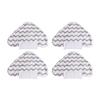 4-Pack Triangle Microfiber Mop Pads for Shark Lift-Away  Genius Pocket Mop S3973 Washable Replacement Accessories
